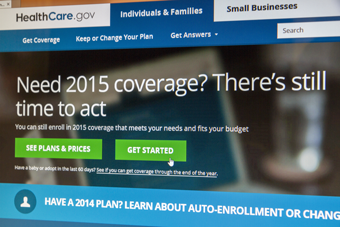 Healthcare.gov screenshot