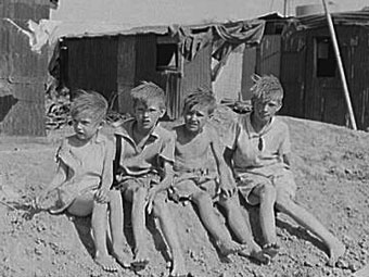 Children during the Great Depression