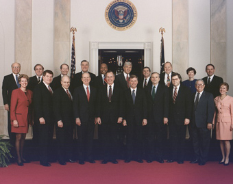 Bush and cabinet