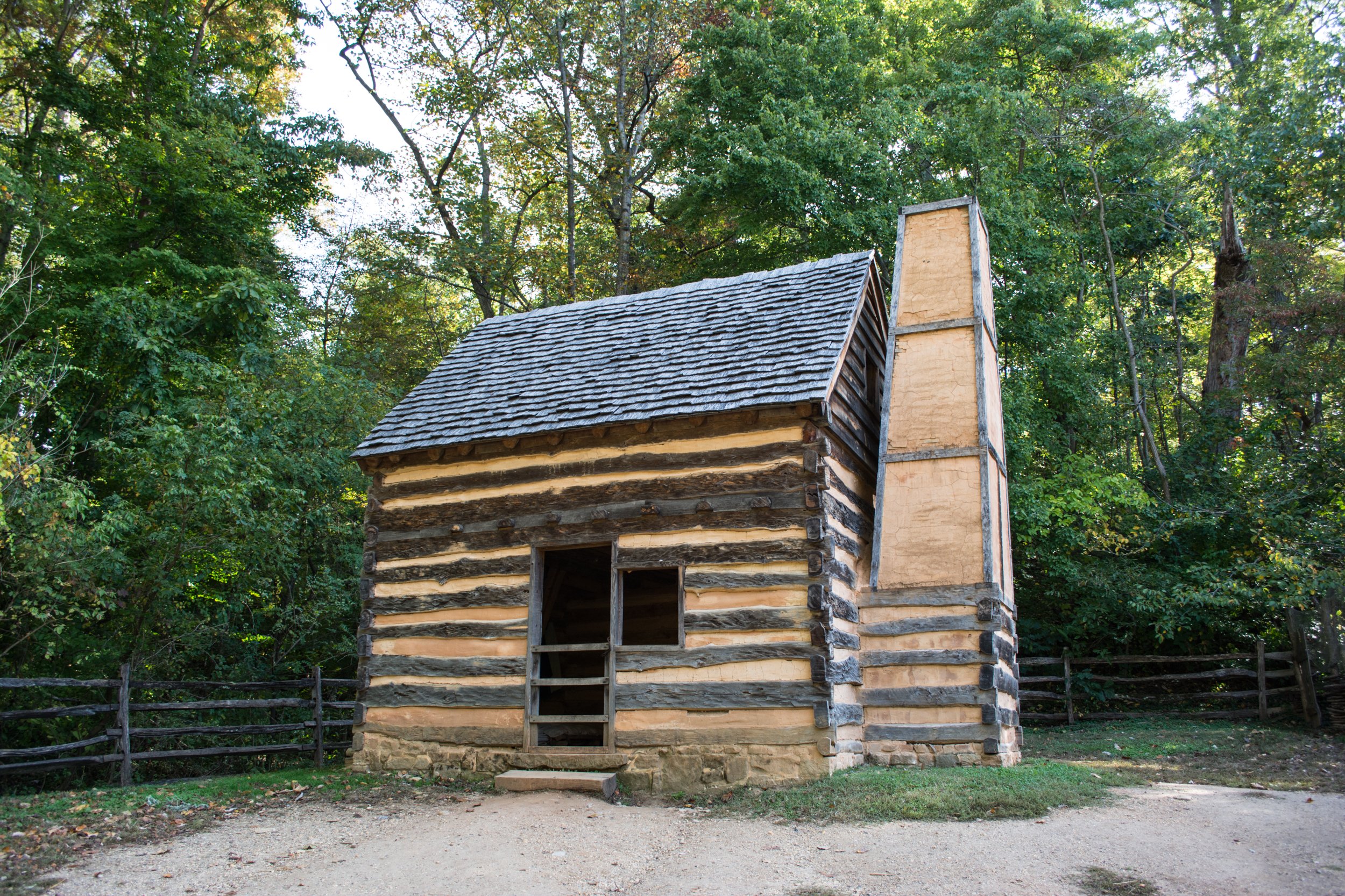Slave cabin at Mount Vernon