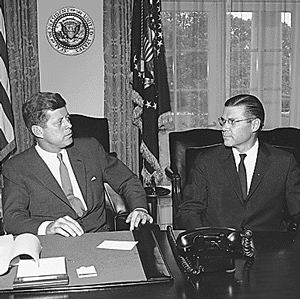 Kennedy and Robert McNamara