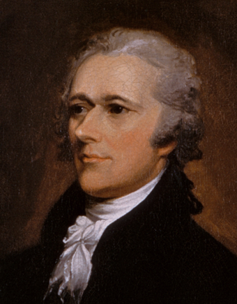 Painting of Alexander Hamilton
