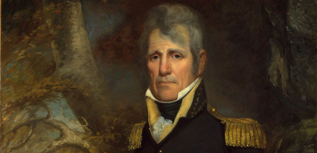 Painting of Andrew Jackson