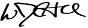 Bill Antholis signature