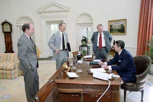 Reagan and his staff