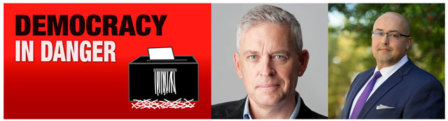 Pictures of Will Hitchcock and Siva Vaidhyanathan