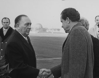 Richard Daley with Richard Nixon