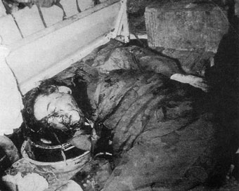 A slain Ngo Dinh Diem