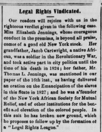 Detail of newspaper article