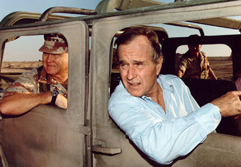 G. H. W. Bush in Saudi Arabia
