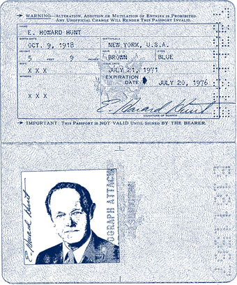 Passport of E. Howard Hunt