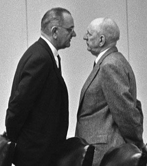 Lyndon Johnson and Richard Russell