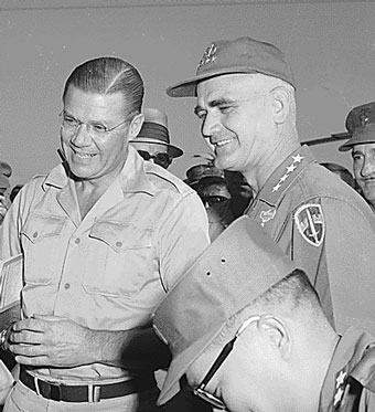 Robert McNamara and William Westmoreland