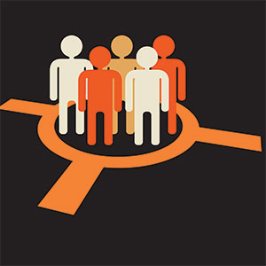 humanoid figures in a target