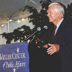 Jimmy Carter at podium