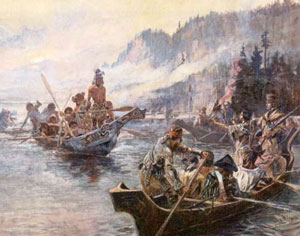 Lewis and Clark painting
