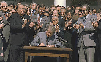Jimmy Carter bill signing