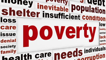 Poverty word cloud