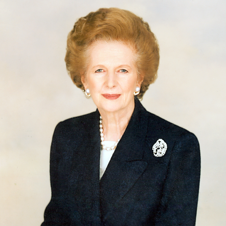 headshot of Margaret Thatcher