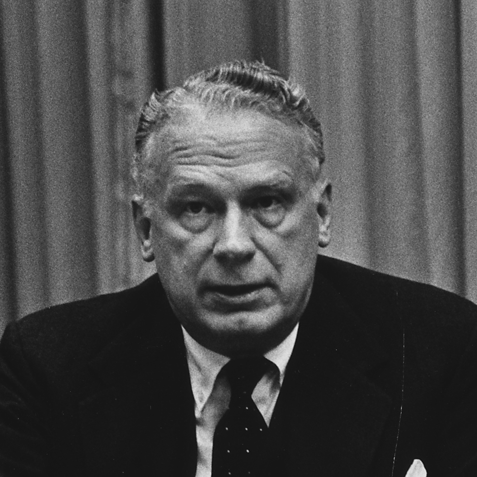 headshot of George W. Ball