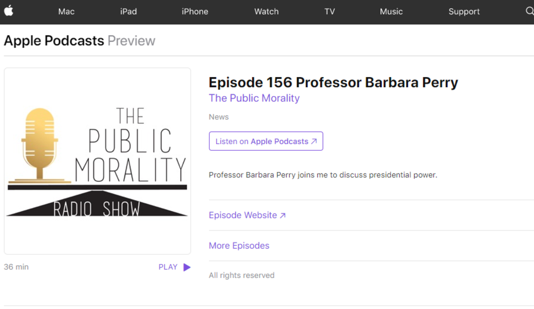 The Public Morality