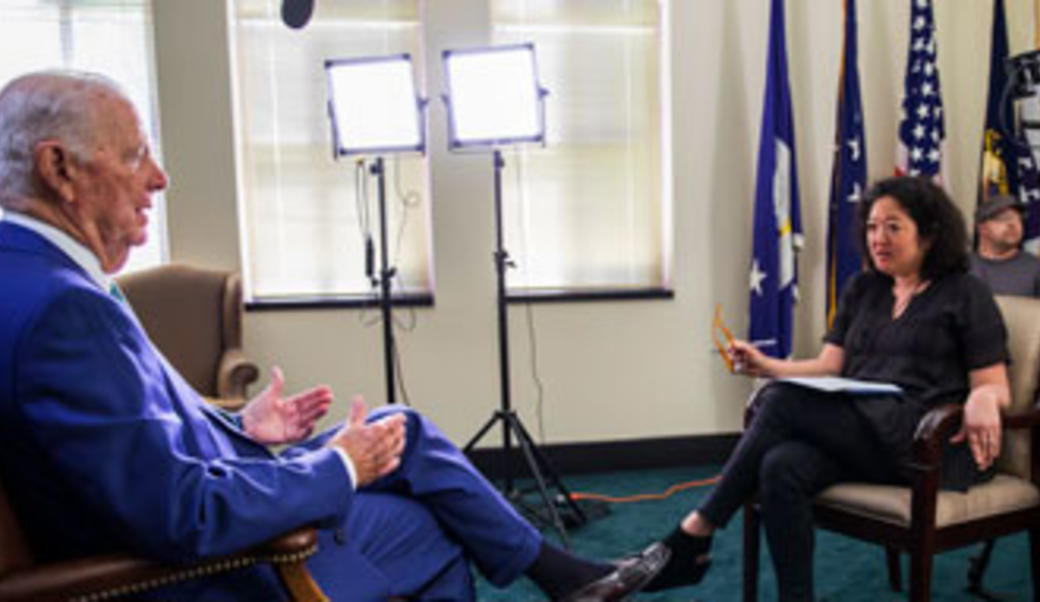 James Baker talks with Lori Shinseki