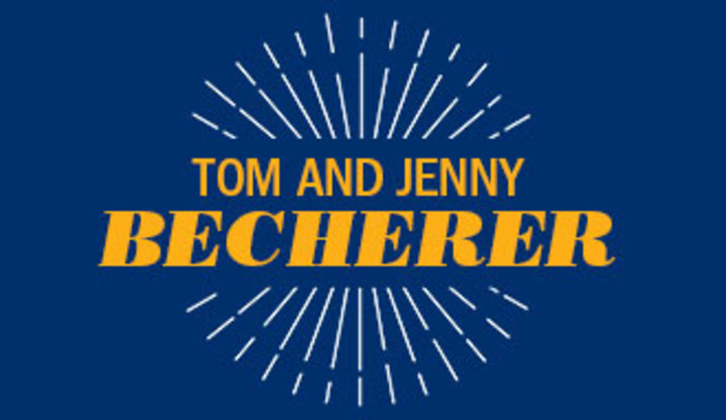 Tom & Jenny Becherer  on blue