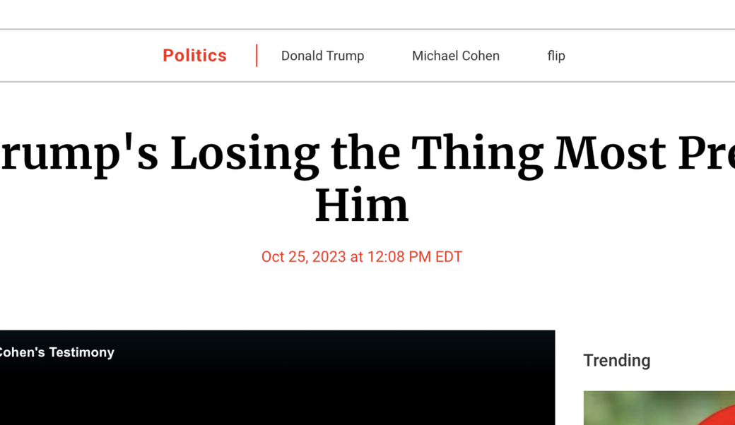 Newsweek headline