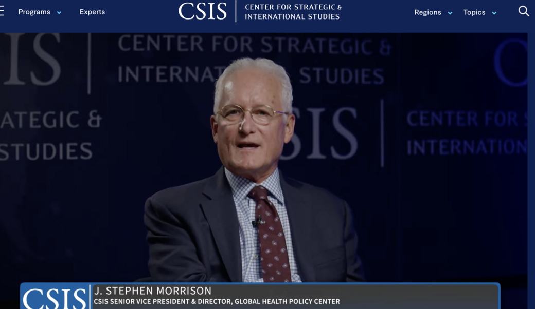 j stephen morrison speaking