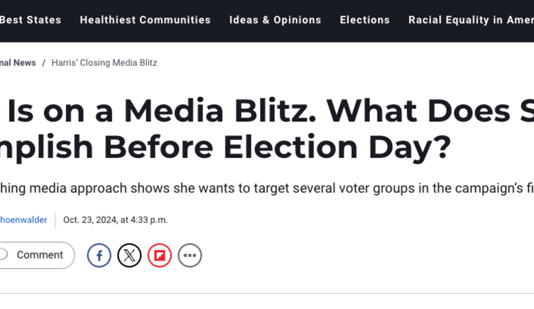 article headline