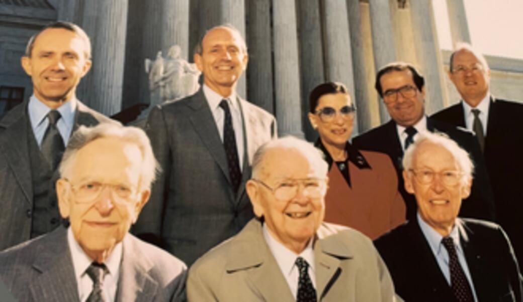 Barbara Perry's photo of 	harvard-graduates-on-the-supreme-court-in-1995