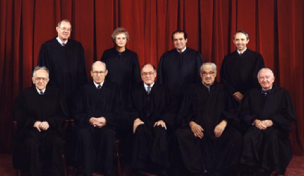 Rehnquist court from 1990-1991