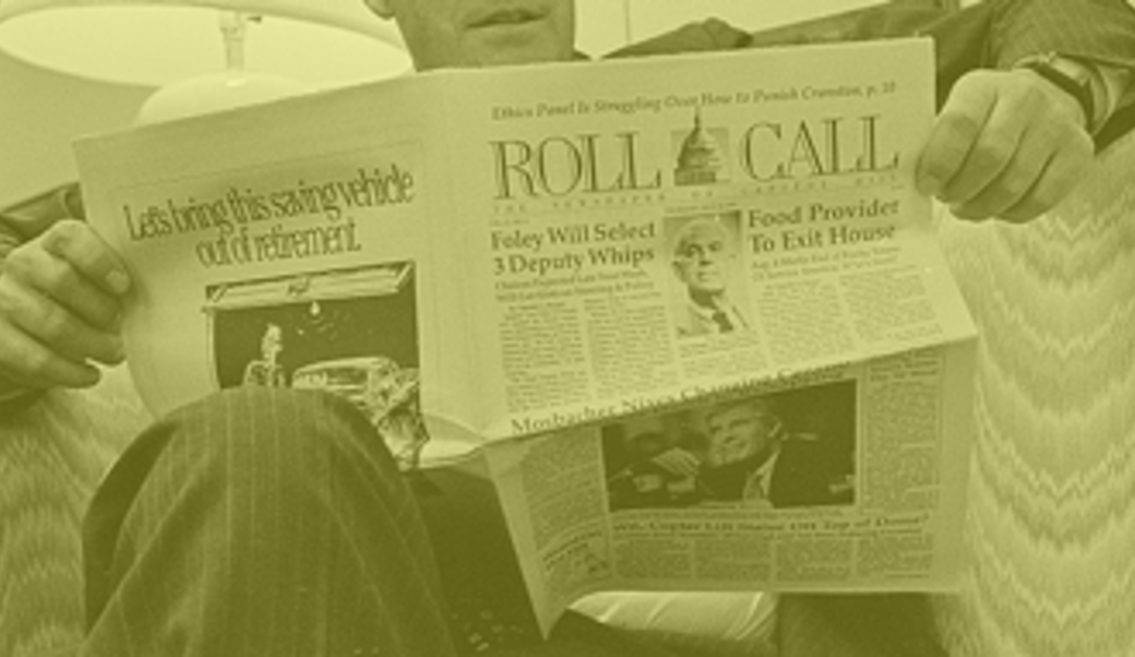 image showing Roll Call newspaper