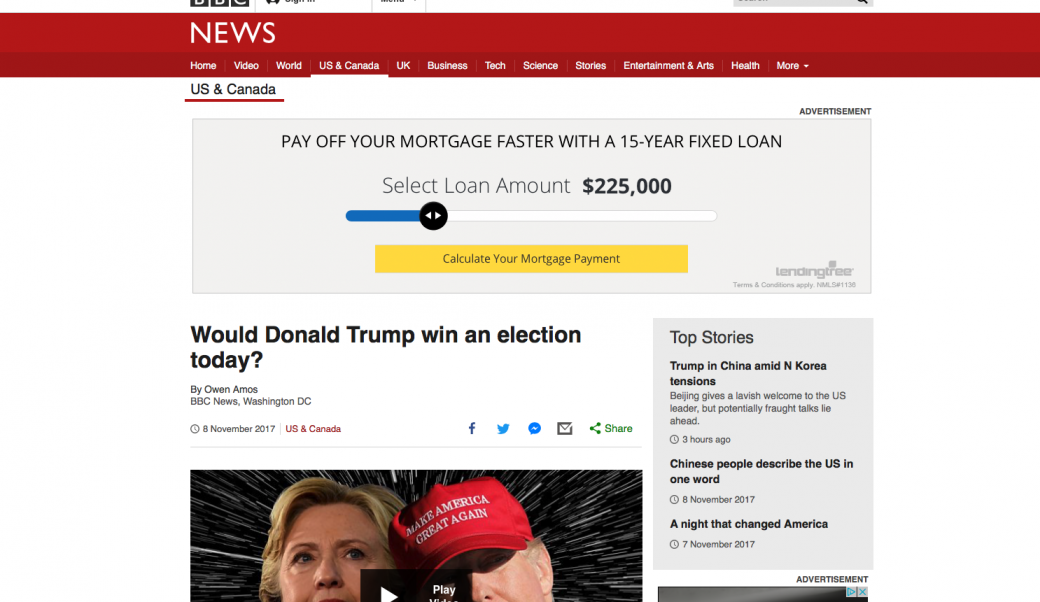 BBC news 11.08.17