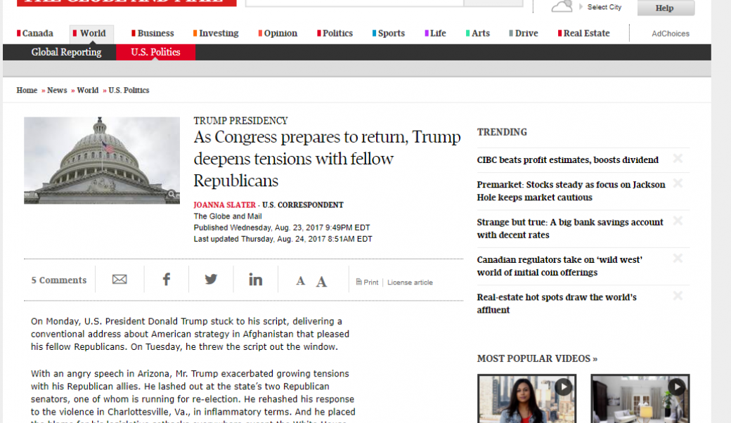 Globe and Mail