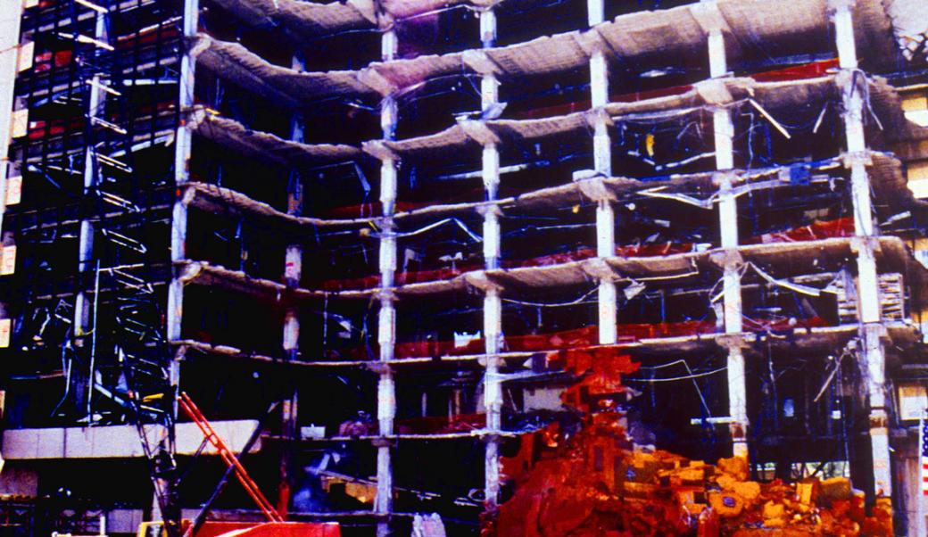 Murrah federal building in Oklahoma